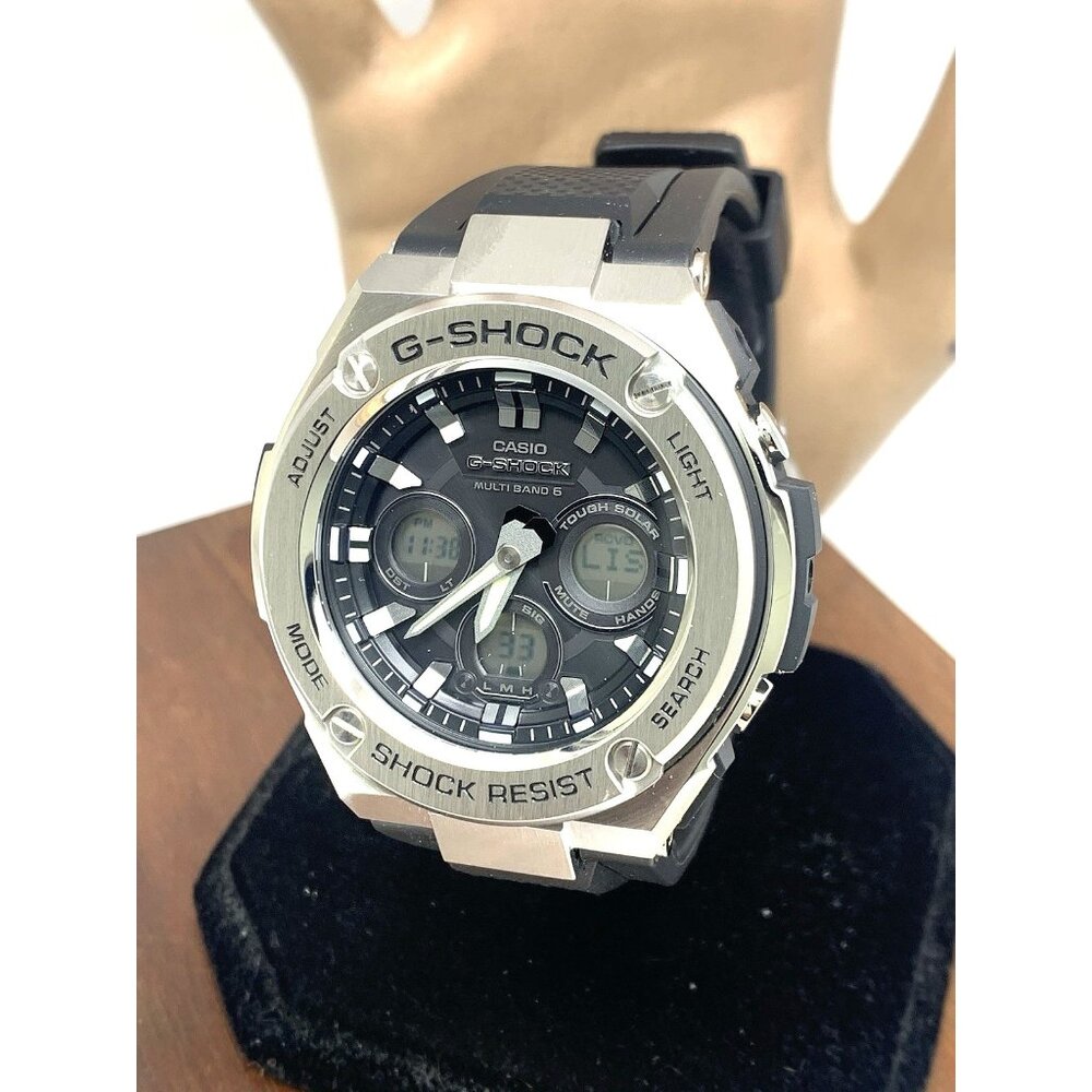 Casio G-Shock Men's Watch GSTW310-1AWC Tough Solar Black Dial Rubber Strap 5524